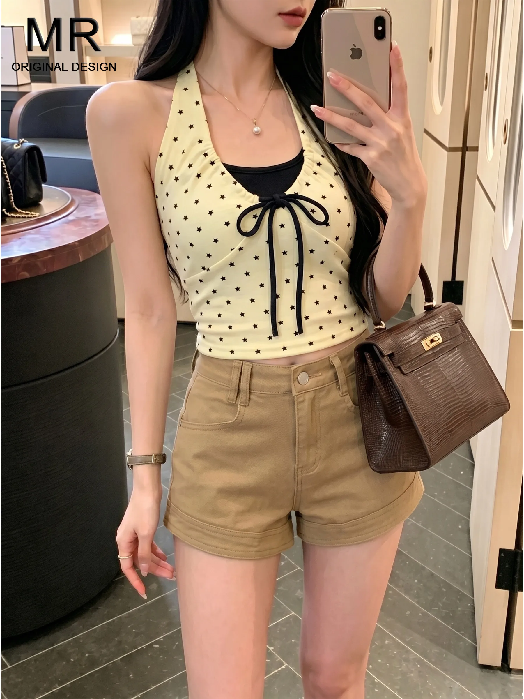 Khaki American High Waist Denim Shorts Women's Summer Slimming Leg Lengthening A-Line Hot Pants Casual Loose Fit Summer Shorts
Khaki American High Waist Denim Shorts Women's Summer Slimming Leg Lengthening A-Line Hot Pants Casual Loose Fit Summer Shorts