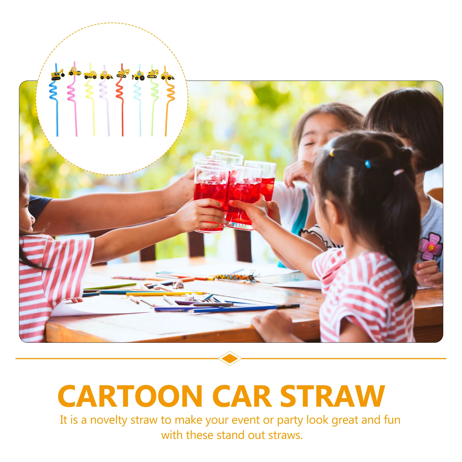Cartoon Straw Party Straws Cars Birthday Supplies Cute for Kids Cereal Reusable Children's
Cartoon Straw Party Straws Cars Birthday Supplies Cute for Kids Cereal Reusable Children's