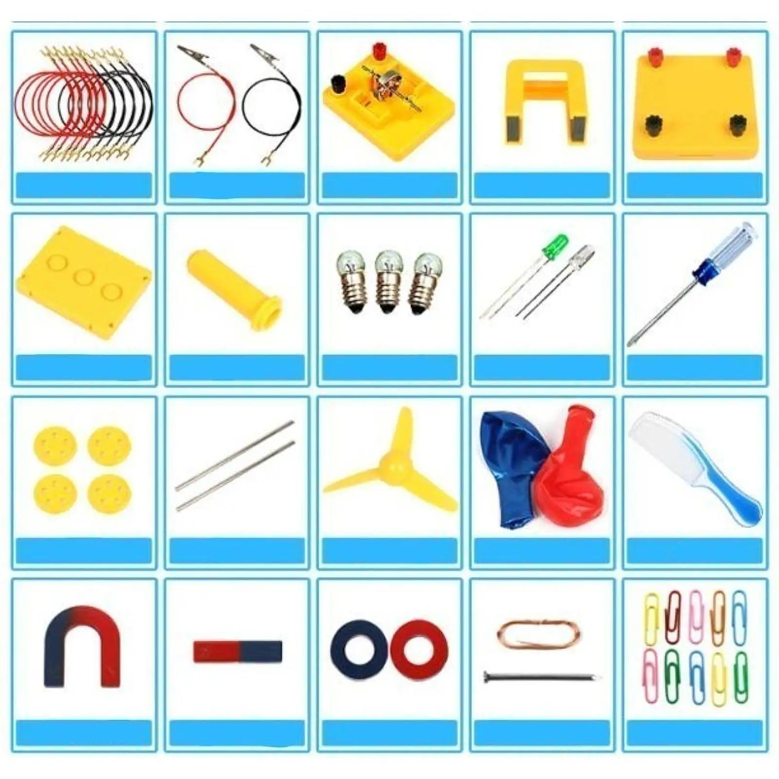 Physics Science Lab Learning Circuit Kit Portable for Senior Students Kids
Physics Science Lab Learning Circuit Kit Portable for Senior Students Kids