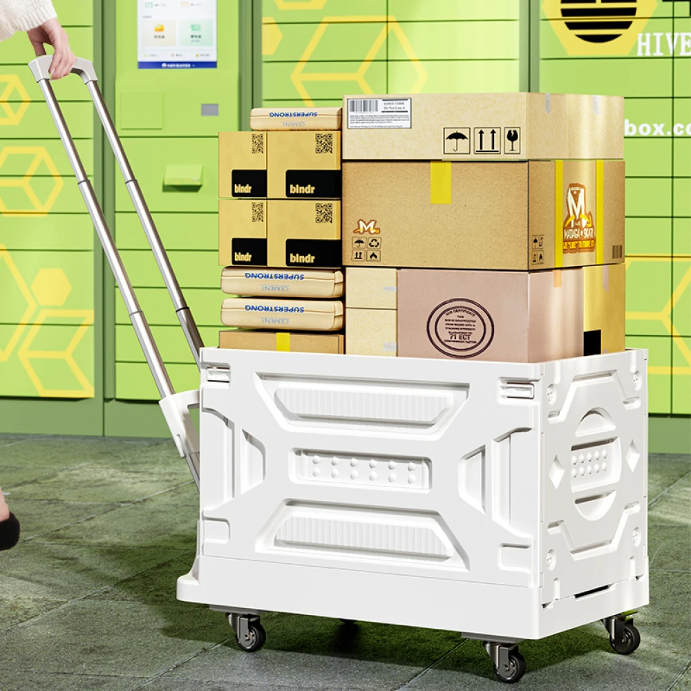 Portable Shopping Cart Large-capacity Folding Trolley Multi-function Camper Large Capacity Food Basket With Wheels And Handle
Portable Shopping Cart Large-capacity Folding Trolley Multi-function Camper Large Capacity Food Basket With Wheels And Handle