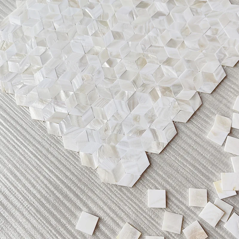 30x30cm Pure White Diamond Mesh Shell Mosaic 0.2cm Seamless Self-adhesive Bathroom TV Entrance Background Wall Sticker
30x30cm Pure White Diamond Mesh Shell Mosaic 0.2cm Seamless Self-adhesive Bathroom TV Entrance Background Wall Sticker
