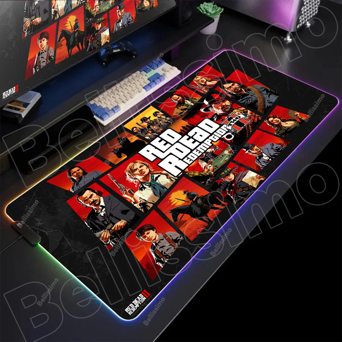 Коврик для мыши Kawaii Red Dead Redemption 2, настольные аксессуары, игровой коврик для мыши, коврик для клавиатуры RGB, коврик для настольного коврика, коврики для ПК в стиле аниме Mause Gamer
Коврик для мыши Kawaii Red Dead Redemption 2, настольные аксессуары, игровой коврик для мыши, коврик для клавиатуры RGB, коврик для настольного коврика, коврики для ПК в стиле аниме Mause Gamer