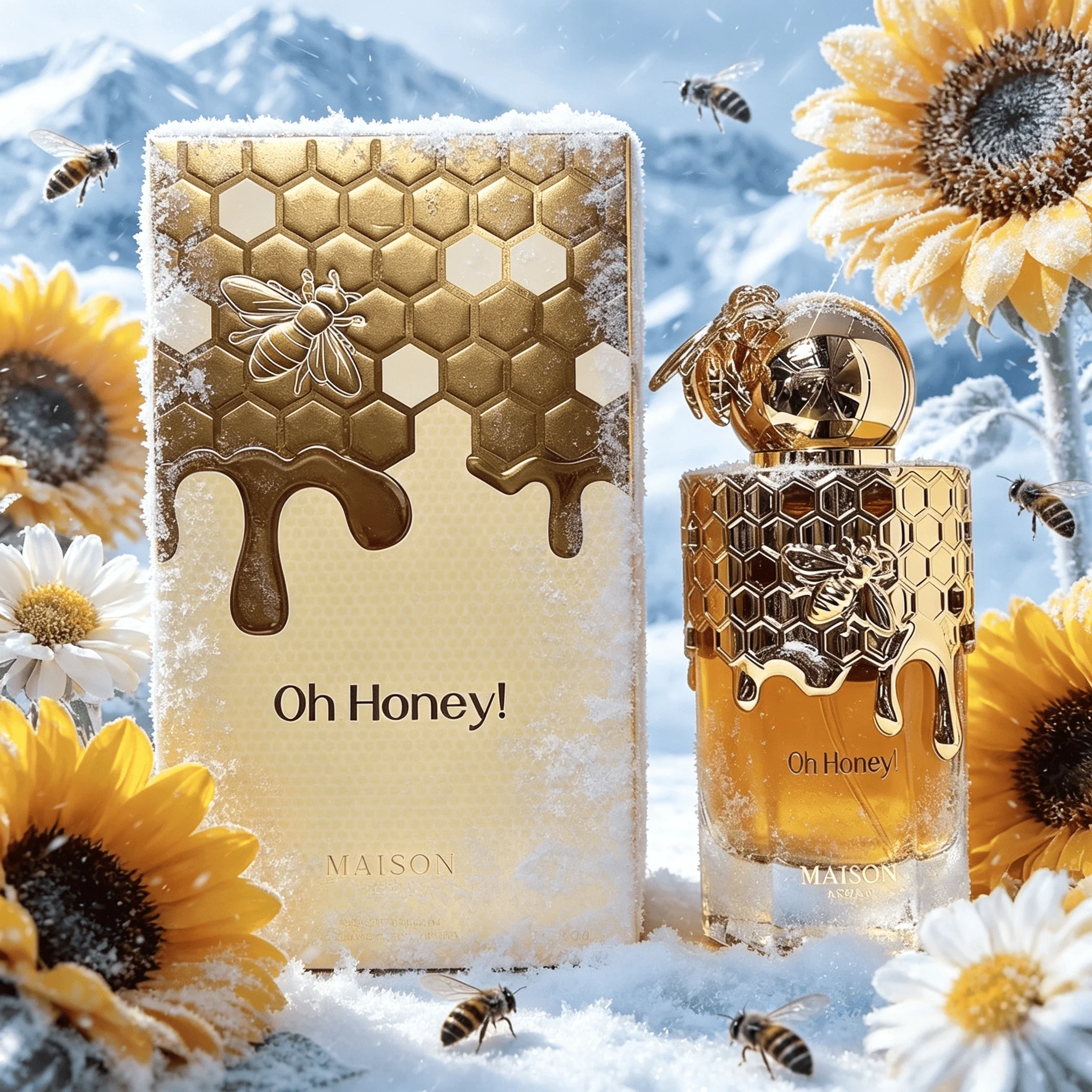Oh Honey Luxury Perfume, Main Honey Notes Matches Fresh Flower & Juicy Fruit, Warm Woody Base, High Durable Atmospheric Fragranc
Oh Honey Luxury Perfume, Main Honey Notes Matches Fresh Flower & Juicy Fruit, Warm Woody Base, High Durable Atmospheric Fragranc