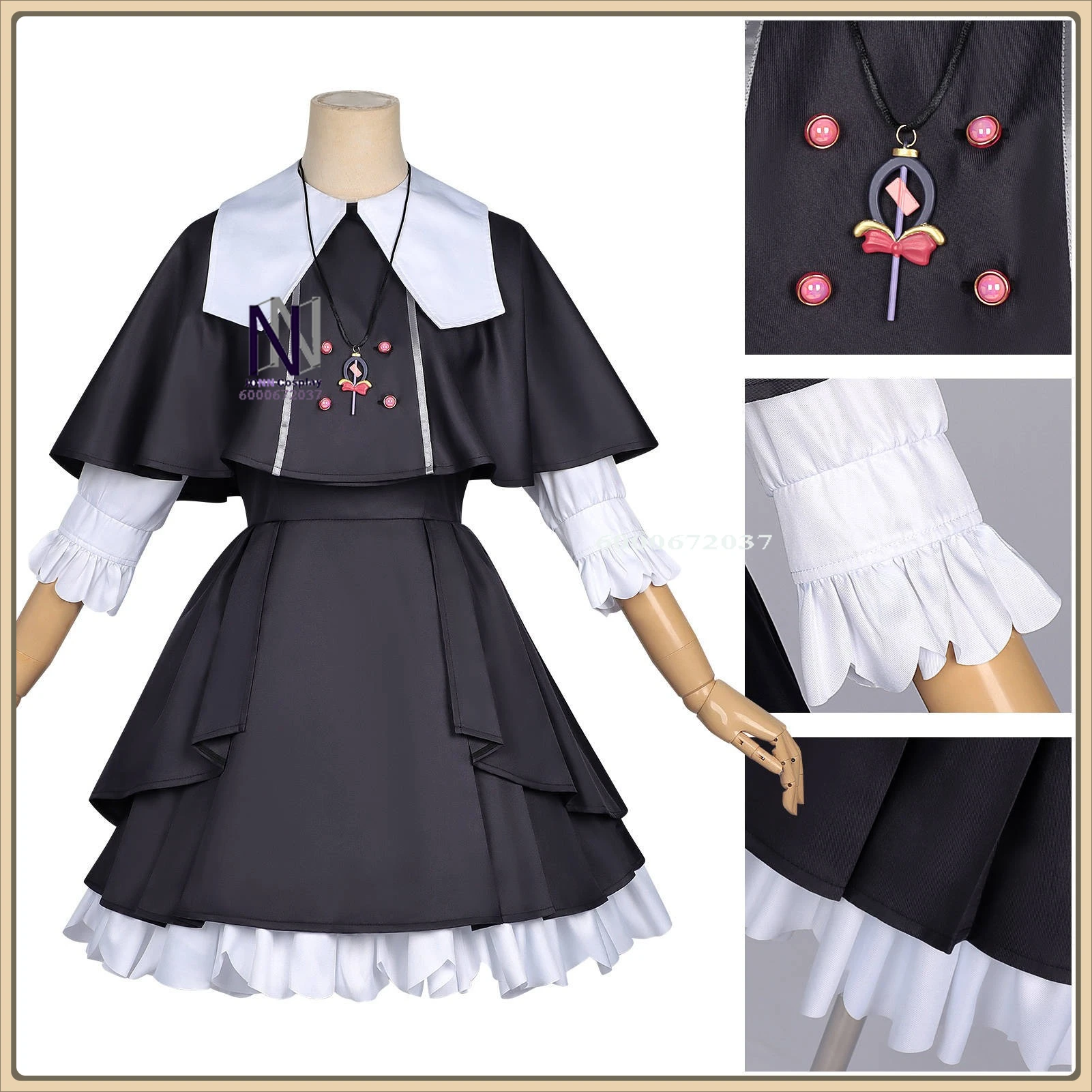 Women's Moria Luluka Cosplay Costume - High Quality Pretty Cure Detective Full Set Bow Decoration Dress Stage Performance Outfit
Women's Moria Luluka Cosplay Costume - High Quality Pretty Cure Detective Full Set Bow Decoration Dress Stage Performance Outfit