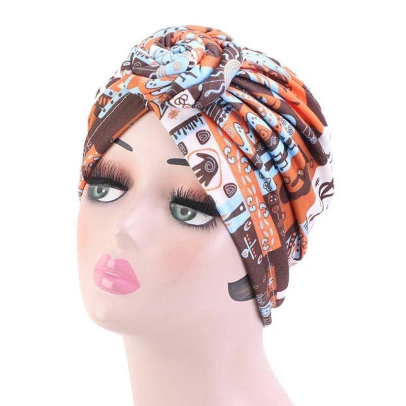 652F Women Knotted Elastic Turban Beanie for Head Scarf Wrap Chemo Print Stretch Hijab Hat for Cancer Pati
652F Women Knotted Elastic Turban Beanie for Head Scarf Wrap Chemo Print Stretch Hijab Hat for Cancer Pati