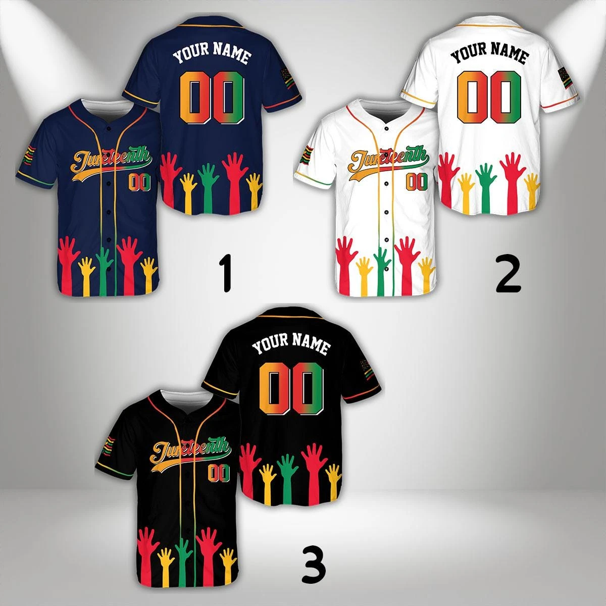 Personalized Juneteenth Baseball Jersey , Custom Baseball Jersey, African American Proud Jersey, Black History Shirt
Personalized Juneteenth Baseball Jersey , Custom Baseball Jersey, African American Proud Jersey, Black History Shirt