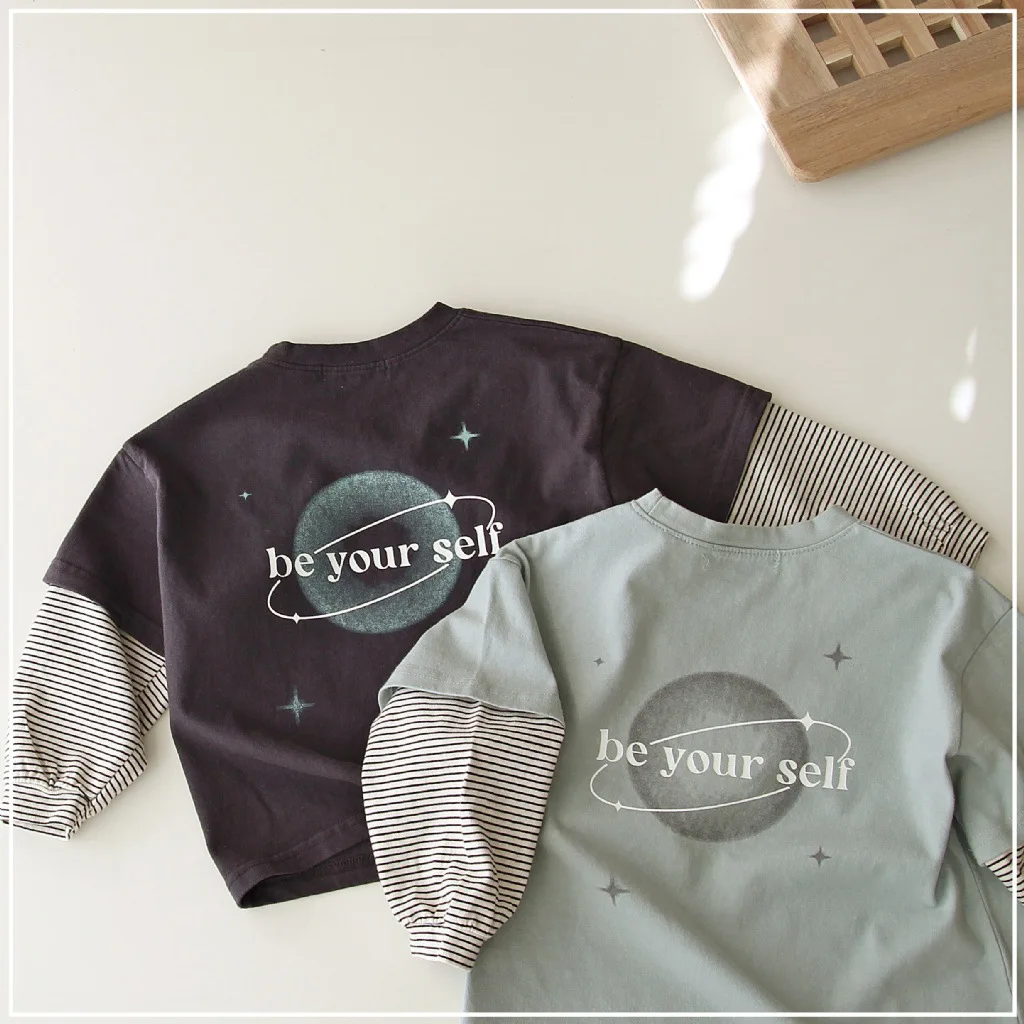 New Children Long Sleeve Casual Sweatshirt Cotton Baby Letter Print T Shirts Toddler Kids Tops Boys Girls Fake Two Sweatshirt
New Children Long Sleeve Casual Sweatshirt Cotton Baby Letter Print T Shirts Toddler Kids Tops Boys Girls Fake Two Sweatshirt