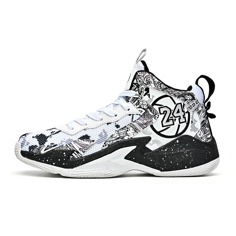 Trend Simple Men Basketball Shoes Integrated Upper Lightweight Shock Absorbing Sole Wear Sneakers For Training Match Street Wear
Trend Simple Men Basketball Shoes Integrated Upper Lightweight Shock Absorbing Sole Wear Sneakers For Training Match Street Wear