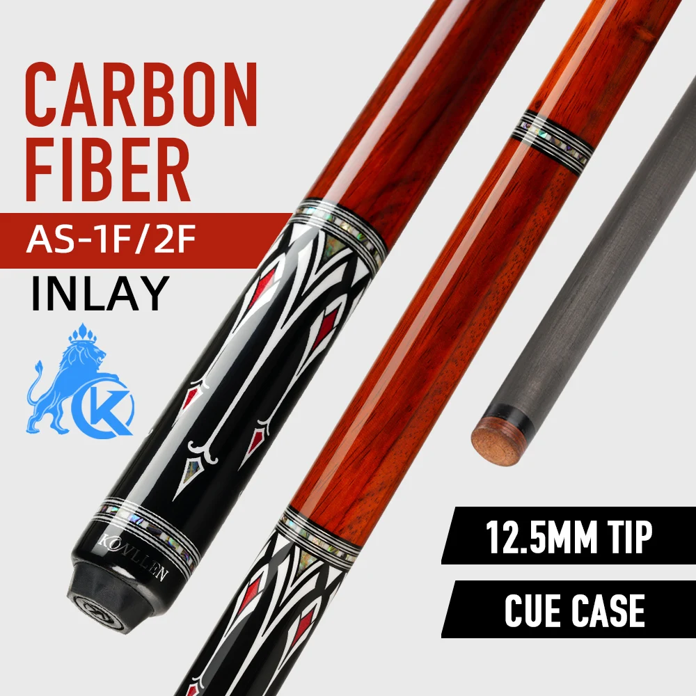 KONLLEN AS Billiards Carbon Fiber Pool Cue Stick 12.5mm Tip Carbon Energy Shaft 3/8*8 Radial Pin Joint Professional Billiard
KONLLEN AS Billiards Carbon Fiber Pool Cue Stick 12.5mm Tip Carbon Energy Shaft 3/8*8 Radial Pin Joint Professional Billiard