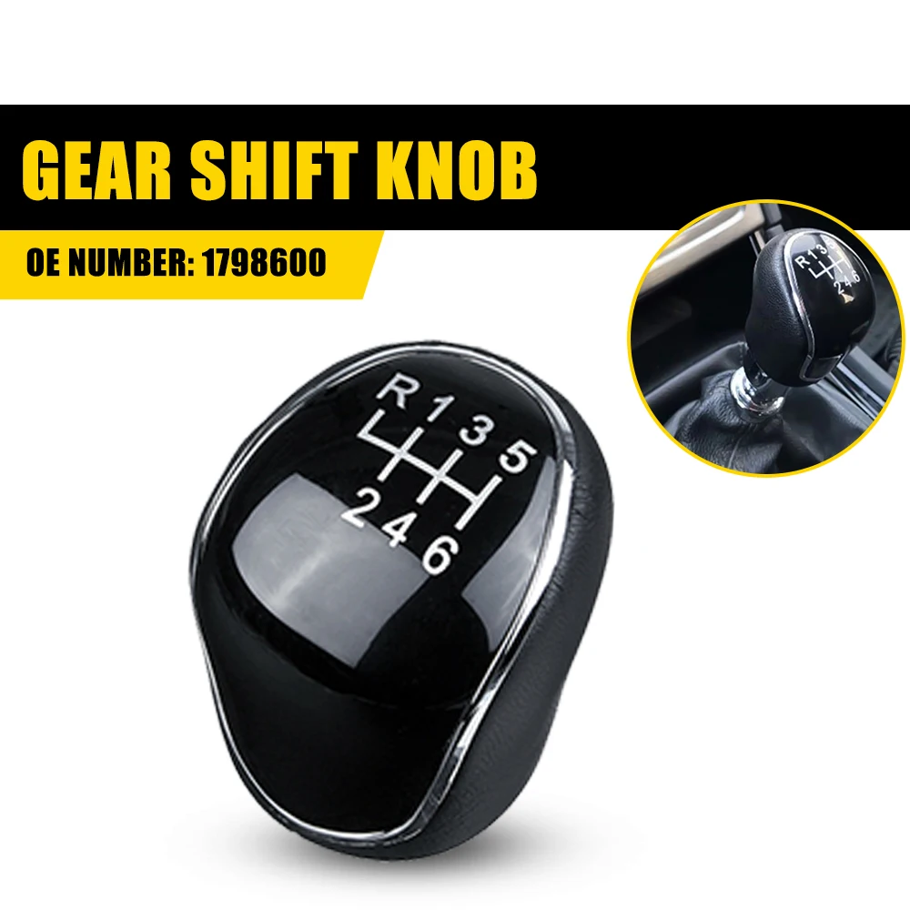 6 Gear Shift Knob Black Head Manual Shifter For Ford C-Max Focus Mk2 Mk3 Grand C-Max Galaxy Kuga Transit Connect Custom S-Max
6 Gear Shift Knob Black Head Manual Shifter For Ford C-Max Focus Mk2 Mk3 Grand C-Max Galaxy Kuga Transit Connect Custom S-Max