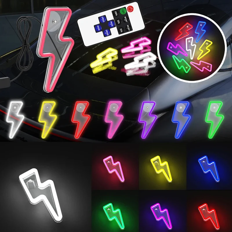 Автомобильный светодиодный атмосферный креативный неоновый свет в форме молнии, питание от USB, подходит для игровых комнат, украшений для спальни, обеденного бара A
Автомобильный светодиодный атмосферный креативный неоновый свет в форме молнии, питание от USB, подходит для игровых комнат, украшений для спальни, обеденного бара A