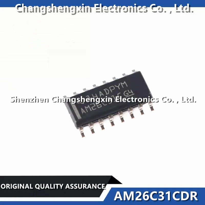 10 Pieces AM26C31CDR New Original AM26C31C 16-SOIC 4/0 Drivers, Receivers, Transceivers 4.5V ~ 5.5V
10 Pieces AM26C31CDR New Original AM26C31C 16-SOIC 4/0 Drivers, Receivers, Transceivers 4.5V ~ 5.5V