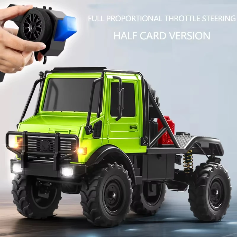 MN333 RC 1/18 Half card Four-Wheel Drive Full Proportional Throttle Steering Off-Road Vehicle Toy Gift Boy
MN333 RC 1/18 Half card Four-Wheel Drive Full Proportional Throttle Steering Off-Road Vehicle Toy Gift Boy