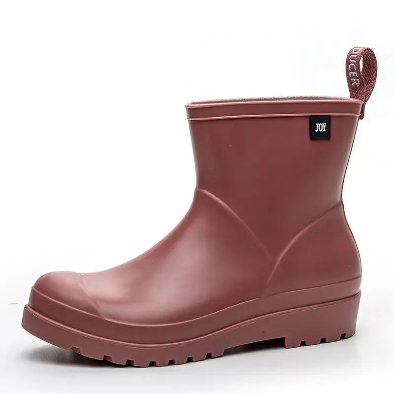Women Thick Sole High Top Rain Boots Round Toe Non Slip Waterproof Four Seasons New Outdoor Work Shoes Wash The Car Shoes
Women Thick Sole High Top Rain Boots Round Toe Non Slip Waterproof Four Seasons New Outdoor Work Shoes Wash The Car Shoes