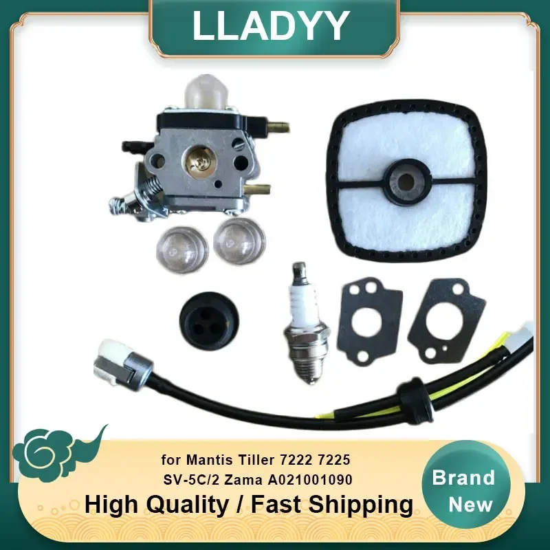 High Quality Carburetor Kit for Mantis Tiller 7222 7225 SV-5C/2 Zama A021001090
High Quality Carburetor Kit for Mantis Tiller 7222 7225 SV-5C/2 Zama A021001090