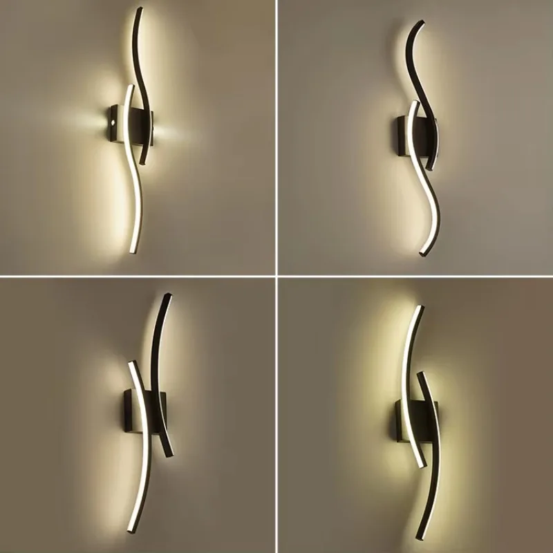Simple Modern Bedside Lamp Creative Bedroom Living Room Nordic Light Emitting Diode Super Bright Aisle Background Wall Light
Simple Modern Bedside Lamp Creative Bedroom Living Room Nordic Light Emitting Diode Super Bright Aisle Background Wall Light