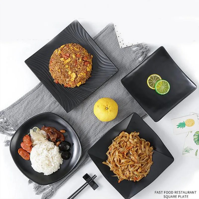 Melamine Imitation Porcelain Square Dish Restaurant Tableware
Melamine Imitation Porcelain Square Dish Restaurant Tableware