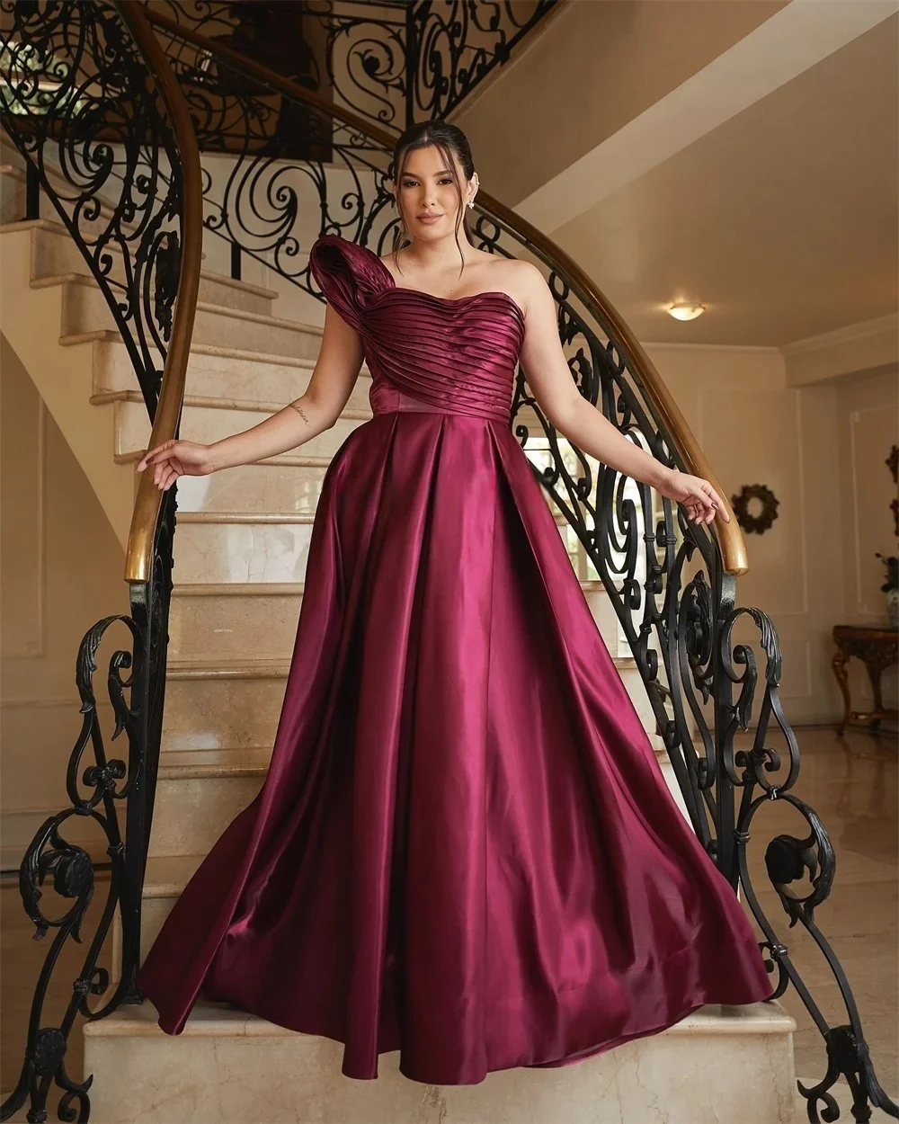 Burgundy Party Long Bespoke Occasion Gown Evening Dresses Prom Pastrol Unisex Jersey Retro Dubai Saudi Arabic Customized
Burgundy Party Long Bespoke Occasion Gown Evening Dresses Prom Pastrol Unisex Jersey Retro Dubai Saudi Arabic Customized