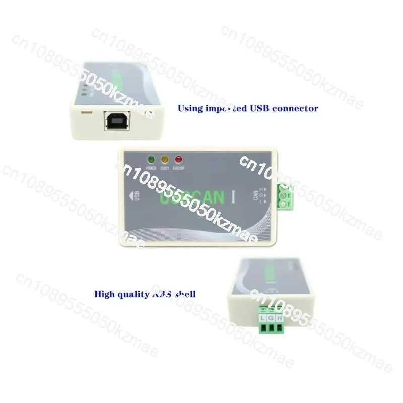 Suitable for USB to CAN, single channel CAN adapter, USBCAN debugger, supports secondary development, Supports CANopen, J1939
Suitable for USB to CAN, single channel CAN adapter, USBCAN debugger, supports secondary development, Supports CANopen, J1939