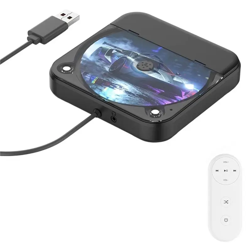 Y45A-Portable CD Player For Car With Remote& AUX Input, External Audio Device For Vehicle, Laptop, TV, Computer Support Cable
Y45A-Portable CD Player For Car With Remote& AUX Input, External Audio Device For Vehicle, Laptop, TV, Computer Support Cable