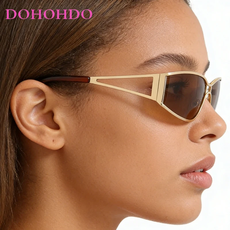 New Fashion Punk Y2K Metal Women Sunglasses Luxury Brand Outdoor Summer Traveling Driving Eyewear Male UV400 Lentes De Sol Mujer
New Fashion Punk Y2K Metal Women Sunglasses Luxury Brand Outdoor Summer Traveling Driving Eyewear Male UV400 Lentes De Sol Mujer