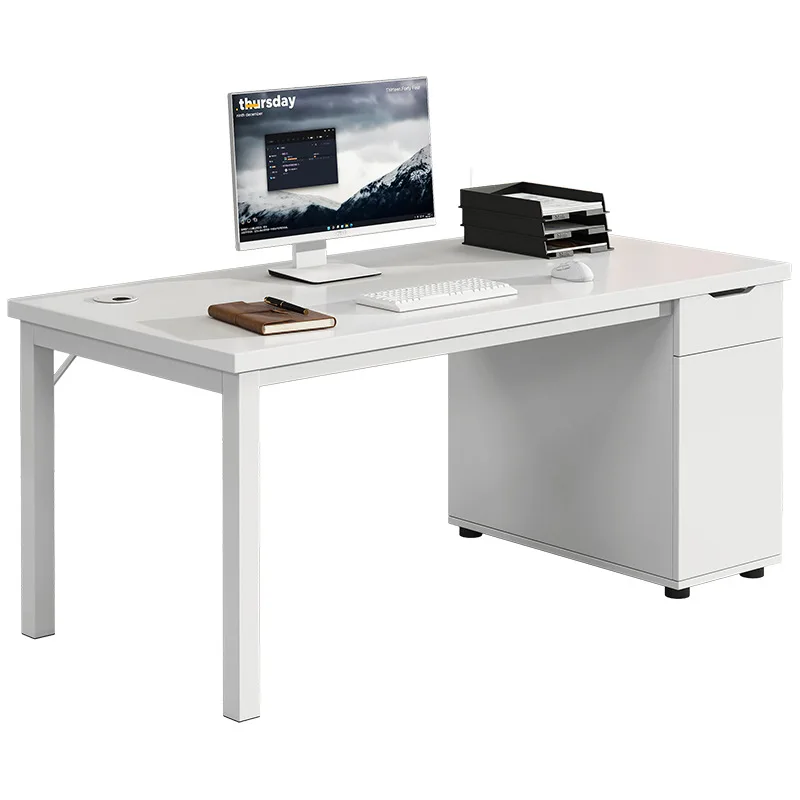 Office and chair combination Simple modern computer with drawers Office Student study table Household desk 
Office and chair combination Simple modern computer with drawers Office Student study table Household desk