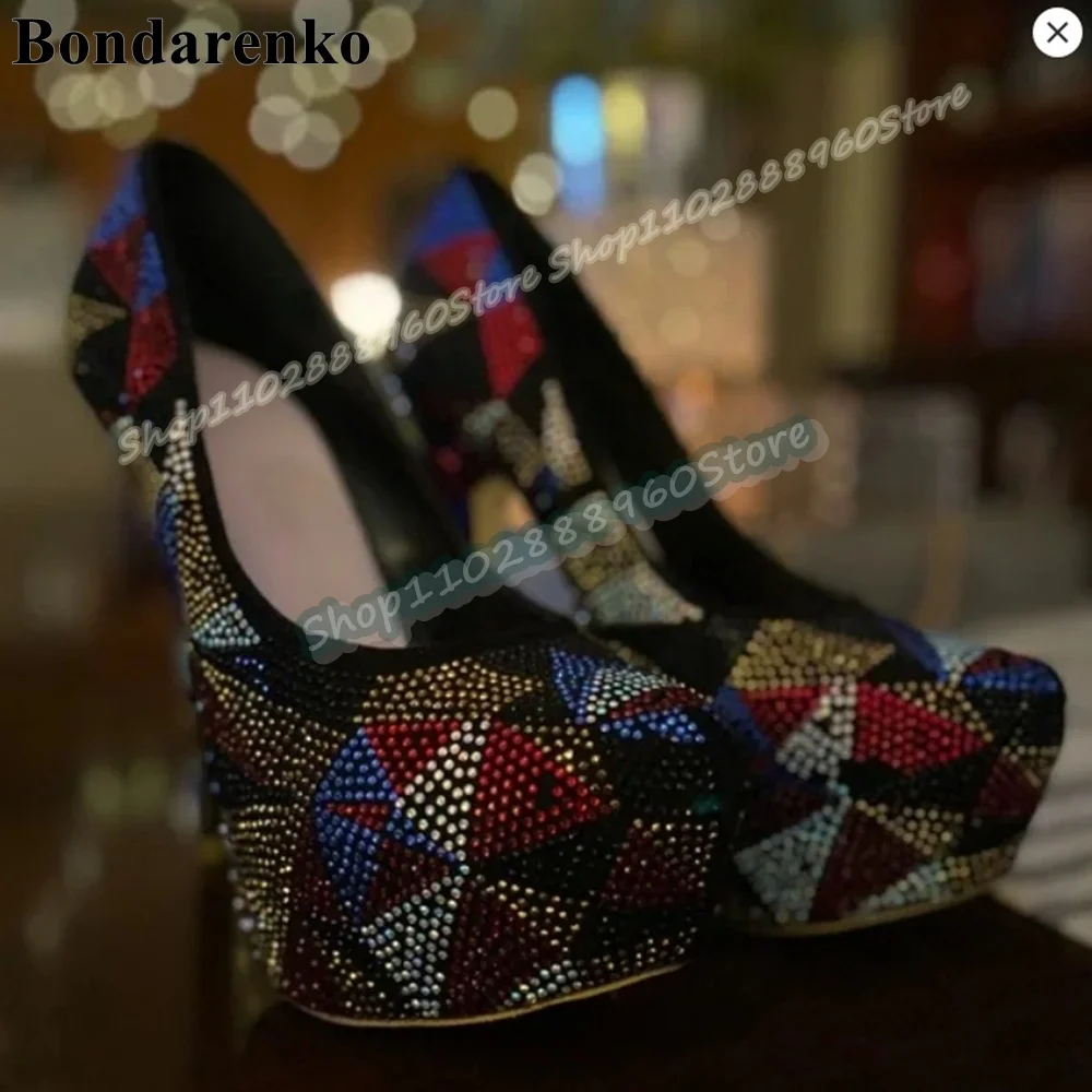 Mixed Sparkling Crystals Platform Banquet Pumps Thin High Heel Shoes For Women Slip On Round Toe Fashion 2026 Zapatos Para Mujer
Mixed Sparkling Crystals Platform Banquet Pumps Thin High Heel Shoes For Women Slip On Round Toe Fashion 2026 Zapatos Para Mujer