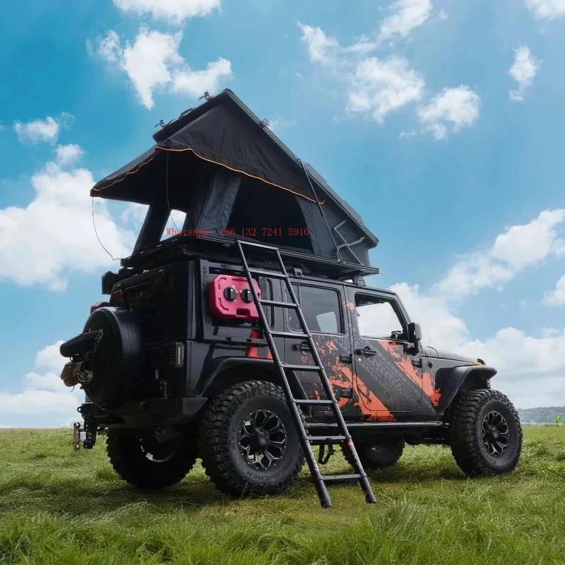 Hongsheng factory direct sales outdoor hiking rooftop tents, suitable for SUVs.
Hongsheng factory direct sales outdoor hiking rooftop tents, suitable for SUVs.
