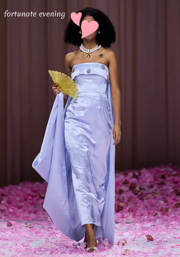 Fortunate Evening Elegant Vintage Sweet Lilac Velvet Crystal Beads New Customized Formal Occasion Prom Dress Evening Party Gowns
Fortunate Evening Elegant Vintage Sweet Lilac Velvet Crystal Beads New Customized Formal Occasion Prom Dress Evening Party Gowns