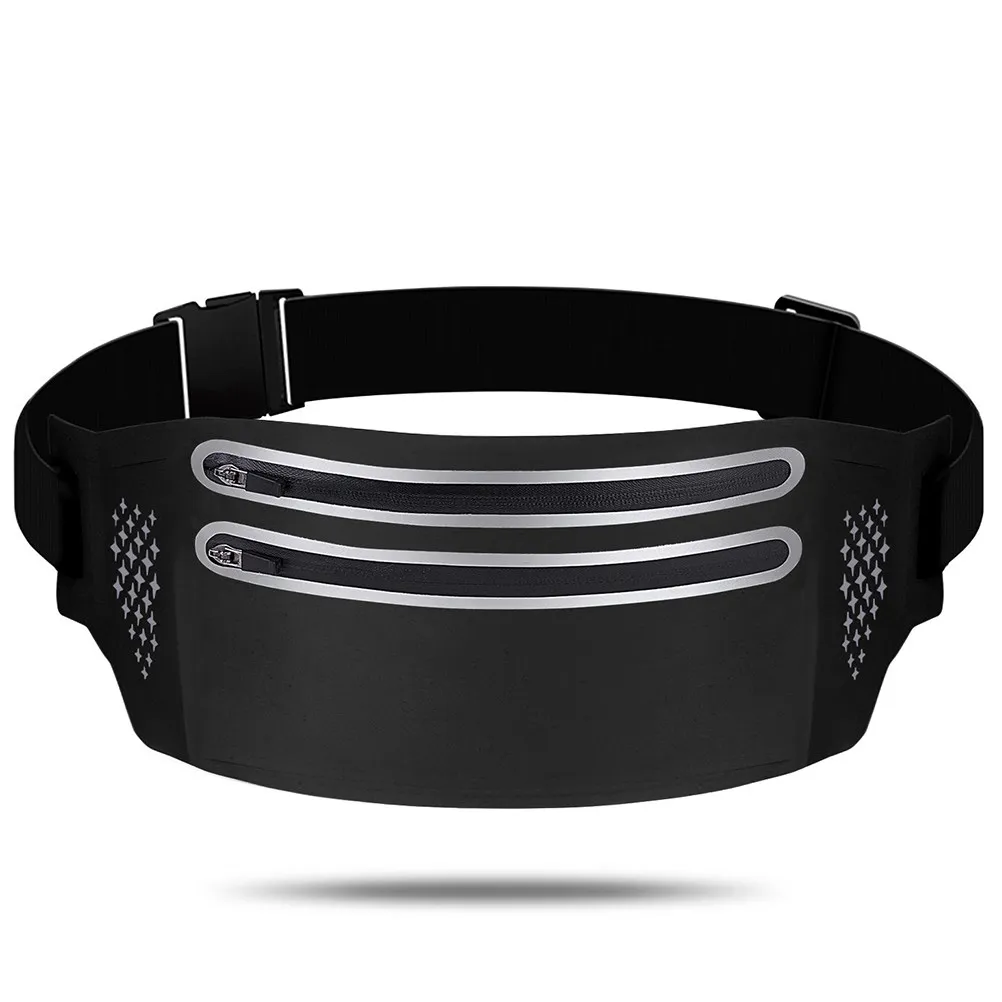 Slim Waist Bag Black Outdoor Sports Running Double Zippers Pocket Phone Storage Headphone Hole Pack Double Zippers Pocket
Slim Waist Bag Black Outdoor Sports Running Double Zippers Pocket Phone Storage Headphone Hole Pack Double Zippers Pocket