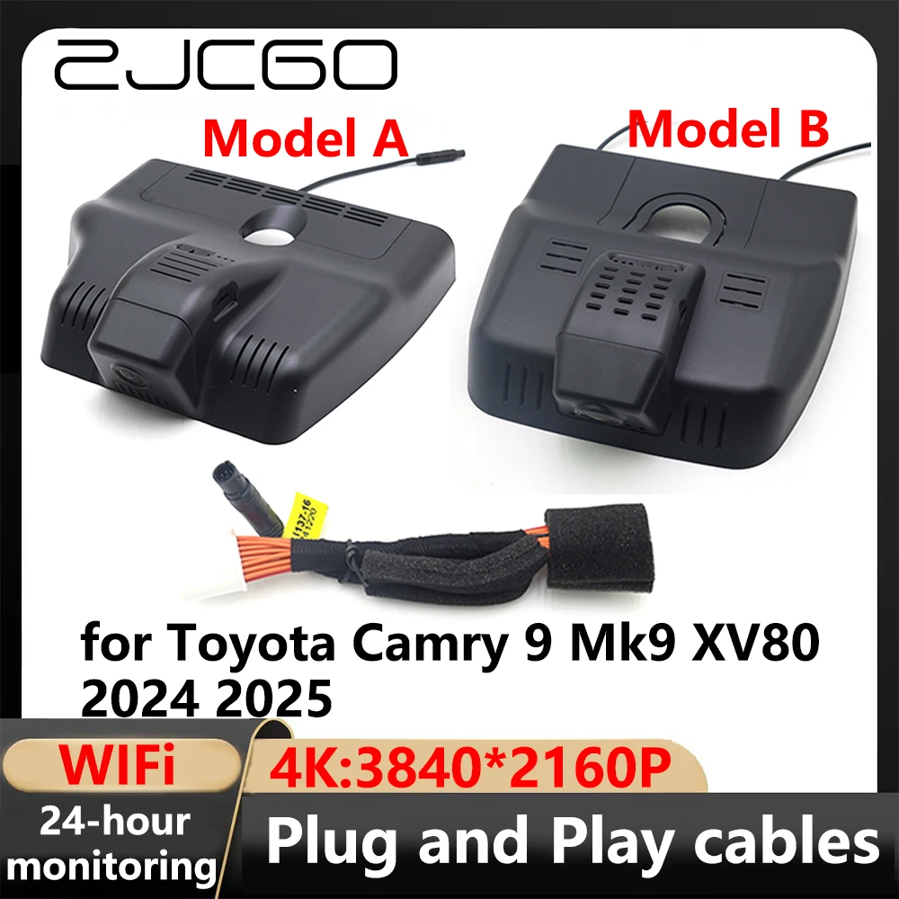 ZJCGO 4K Wifi 3840*2160 Автомобильный видеорегистратор, видеорегистратор, видеорегистратор для Toyota Camry 9 Mk9 XV80 2024 2025
ZJCGO 4K Wifi 3840*2160 Автомобильный видеорегистратор, видеорегистратор, видеорегистратор для Toyota Camry 9 Mk9 XV80 2024 2025
