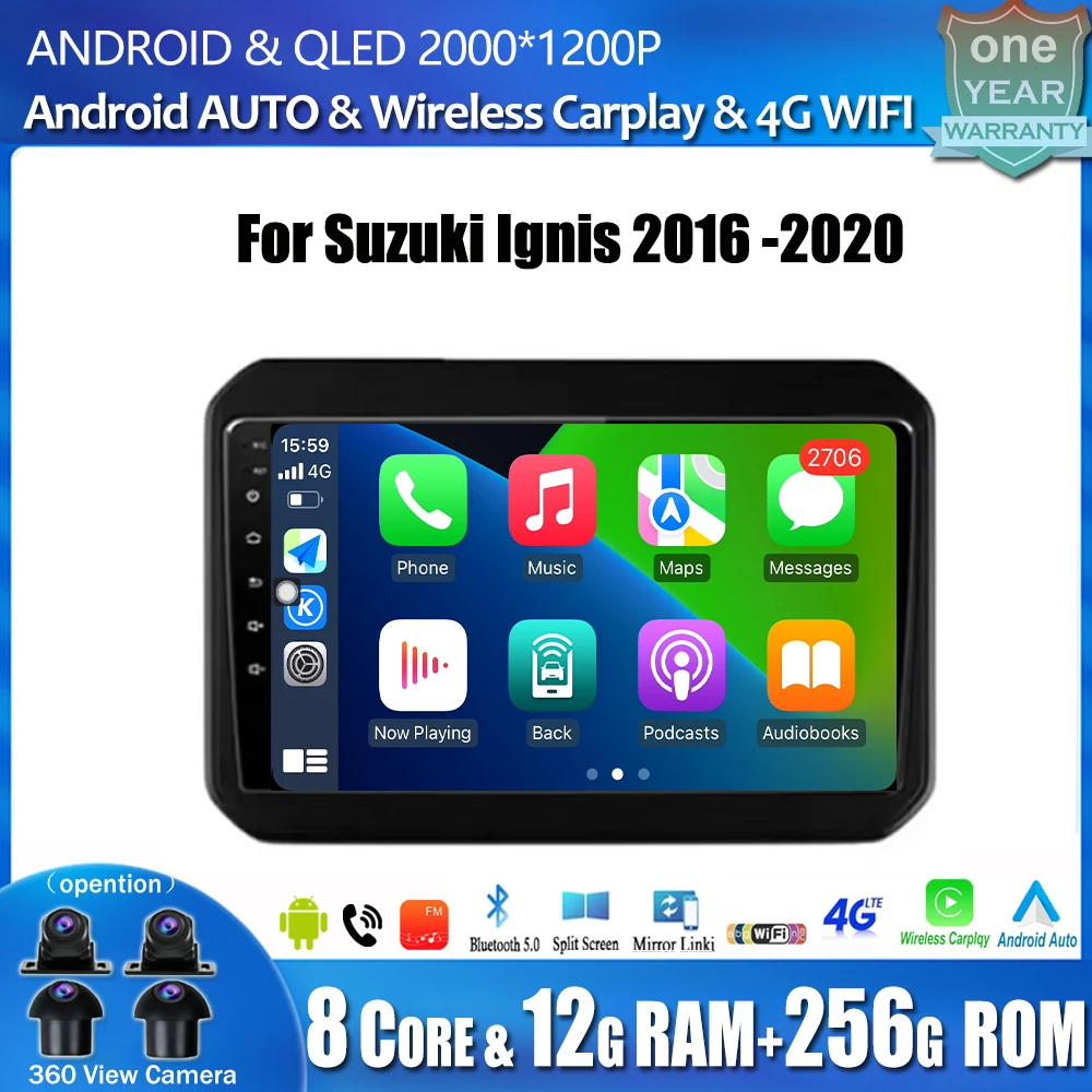 Автомобильный радиоприемник с ОС Android для Suzuki Ignis 2016-2020 GPS-навигация Мультимедийный видеоплеер Carplay 4G BT DVR WIFI No 2din Tools
Автомобильный радиоприемник с ОС Android для Suzuki Ignis 2016-2020 GPS-навигация Мультимедийный видеоплеер Carplay 4G BT DVR WIFI No 2din Tools