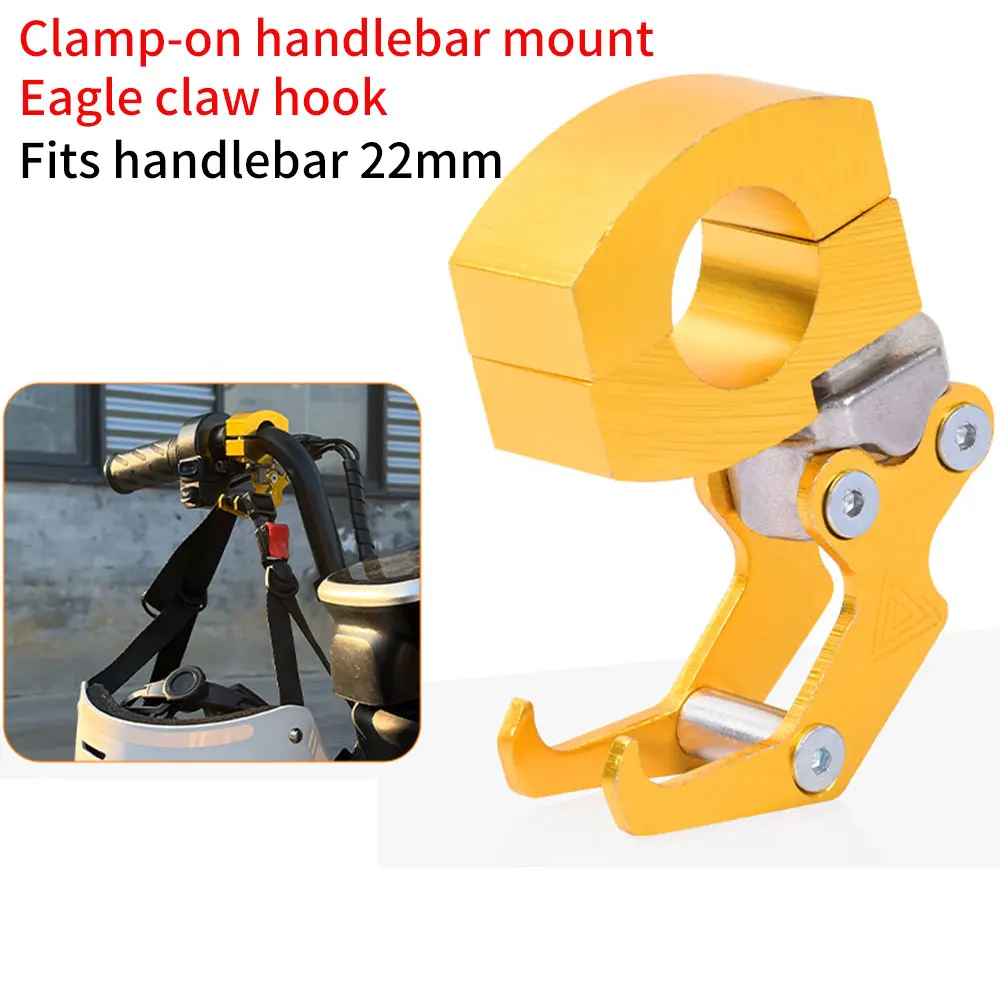 22mm Helmet Claw Hook Motorcycle Holder For Bike Bicycle Refit Hanging Hook Aluminum Alloy Storage Bag Clips Luggage Hanger
22mm Helmet Claw Hook Motorcycle Holder For Bike Bicycle Refit Hanging Hook Aluminum Alloy Storage Bag Clips Luggage Hanger
