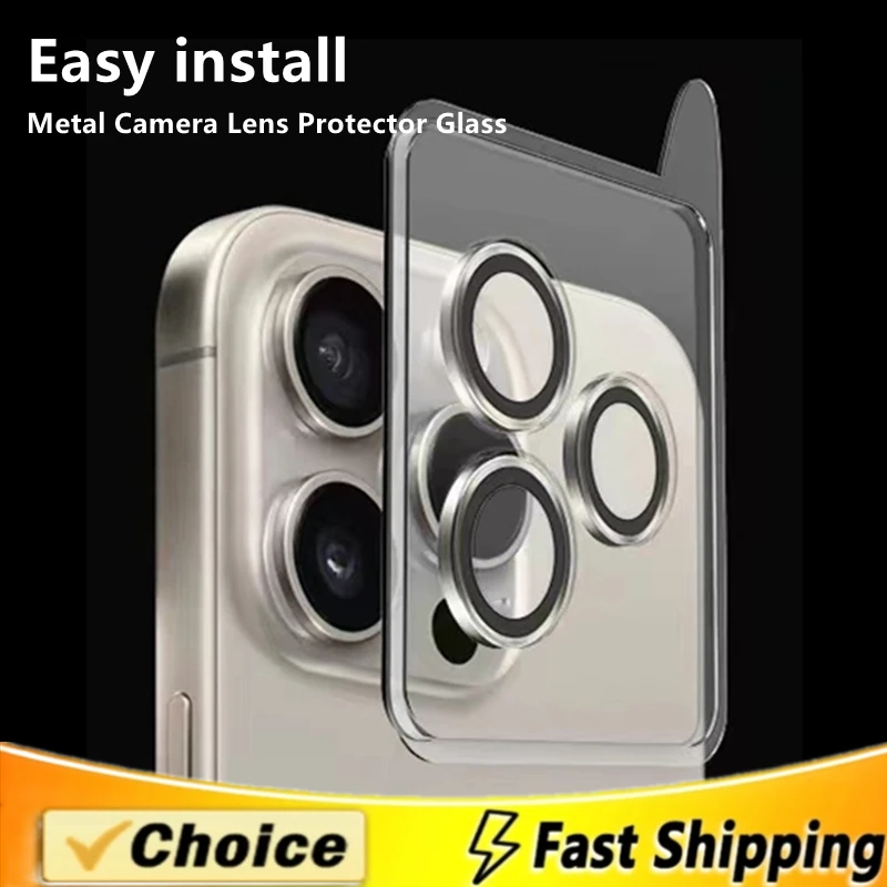 1Set Metal Camera Lens Protector Glass for iPhone 16 15 14 13 12 11 Pro Max Plus Lens Protection Film Self-Locator Easy install
1Set Metal Camera Lens Protector Glass for iPhone 16 15 14 13 12 11 Pro Max Plus Lens Protection Film Self-Locator Easy install
