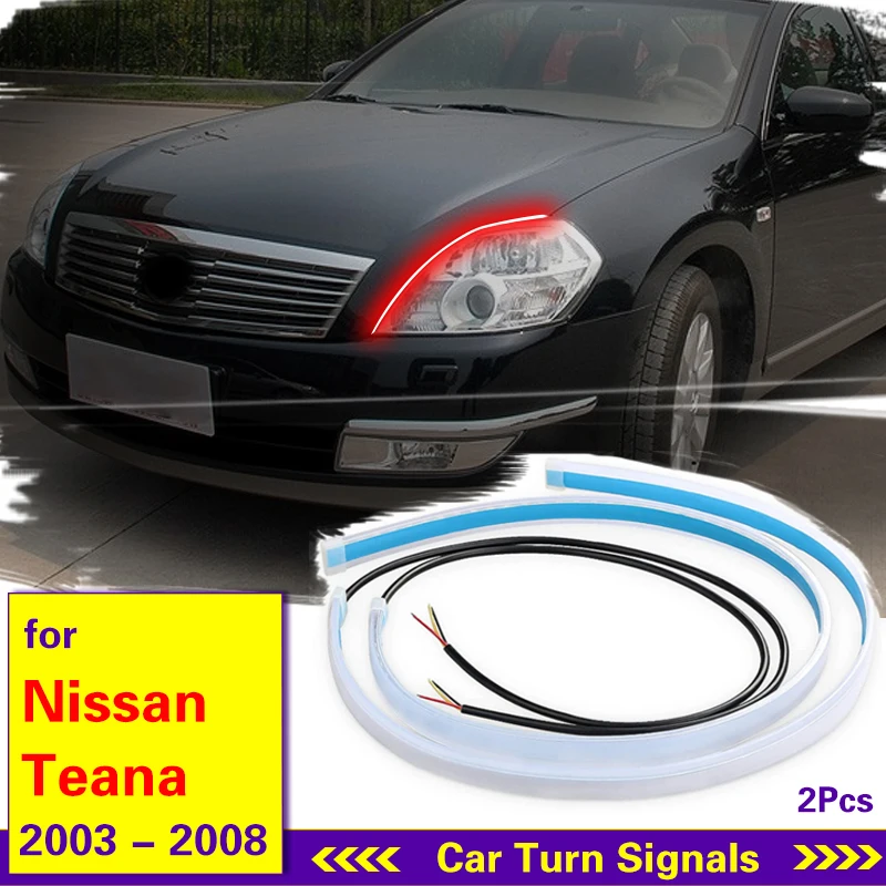 For Nissan Teana 2003-2008 LED DRL Car Daytime Running Light Waterproof Strip Auto Headlights Turn Signal Brake Flow Lights 12V
For Nissan Teana 2003-2008 LED DRL Car Daytime Running Light Waterproof Strip Auto Headlights Turn Signal Brake Flow Lights 12V
