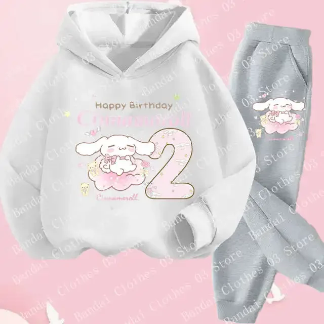 2024 New Cinnamoroll Hoodies Boy Girls Birthday Digit 2-10 Clothing Fashion Baby Trucksuit Autumn Warm Children Cartoon Pullover
2024 New Cinnamoroll Hoodies Boy Girls Birthday Digit 2-10 Clothing Fashion Baby Trucksuit Autumn Warm Children Cartoon Pullover