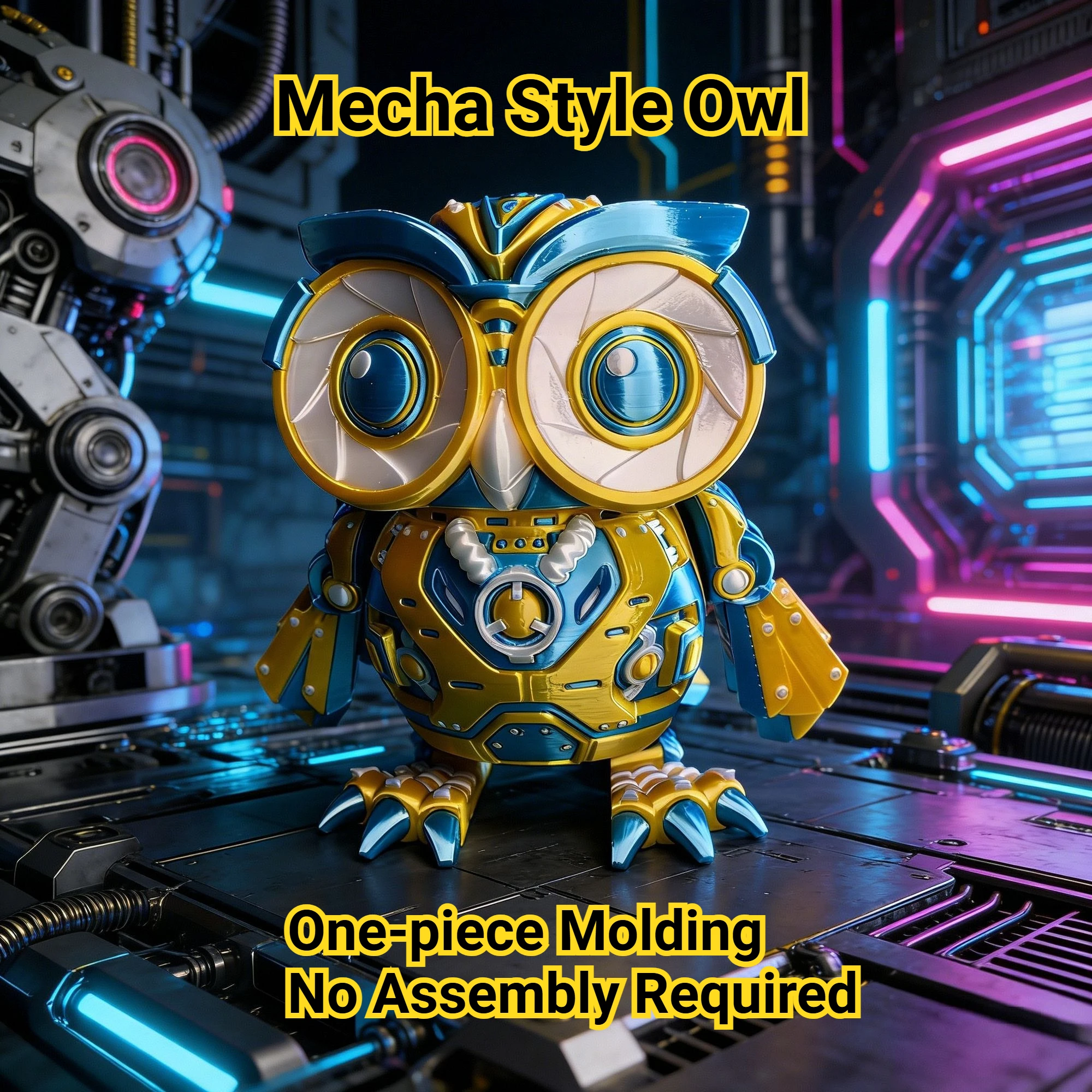 3D Printed Mechanical Owl Cute Multi-color Integrated Movable Joints Desktop Decor Ornament Kids Holiday Birthday Gift
3D Printed Mechanical Owl Cute Multi-color Integrated Movable Joints Desktop Decor Ornament Kids Holiday Birthday Gift