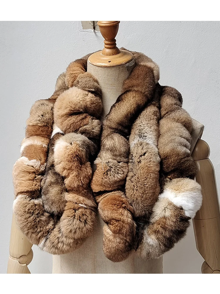Mumaroho, осень-зима 2025, шаль из натурального меха кролика рекс, шарфы, мягкий, толстый, пушистый, теплый шейный платок, роскошный шарф для женщин
Mumaroho, осень-зима 2025, шаль из натурального меха кролика рекс, шарфы, мягкий, толстый, пушистый, теплый шейный платок, роскошный шарф для женщин