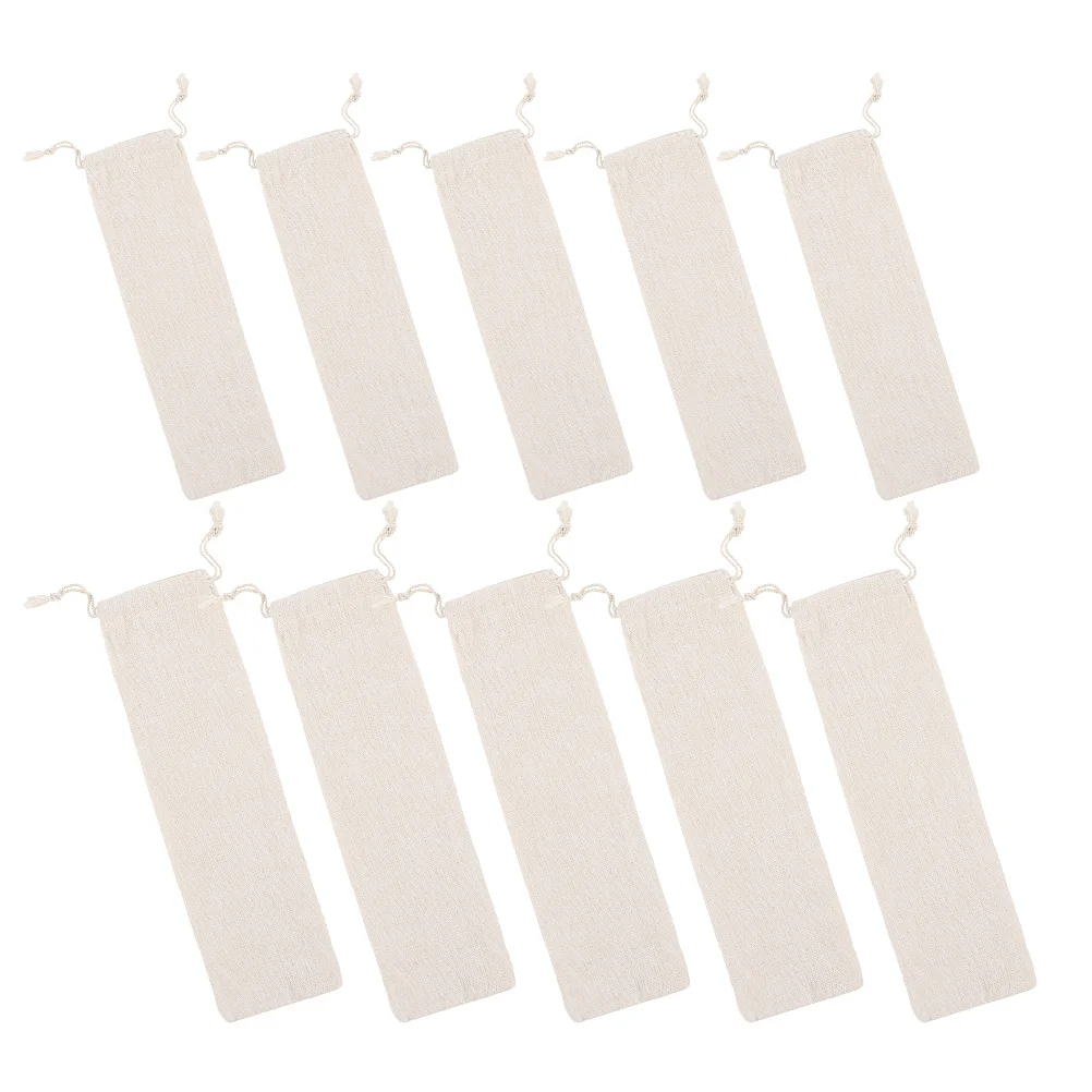 10Pcs Tableware Pouch Drawstring Cutlery Bags Compact Silverware Storage for Travel Work Restaurant Chopsticks Straw Organizer
10Pcs Tableware Pouch Drawstring Cutlery Bags Compact Silverware Storage for Travel Work Restaurant Chopsticks Straw Organizer