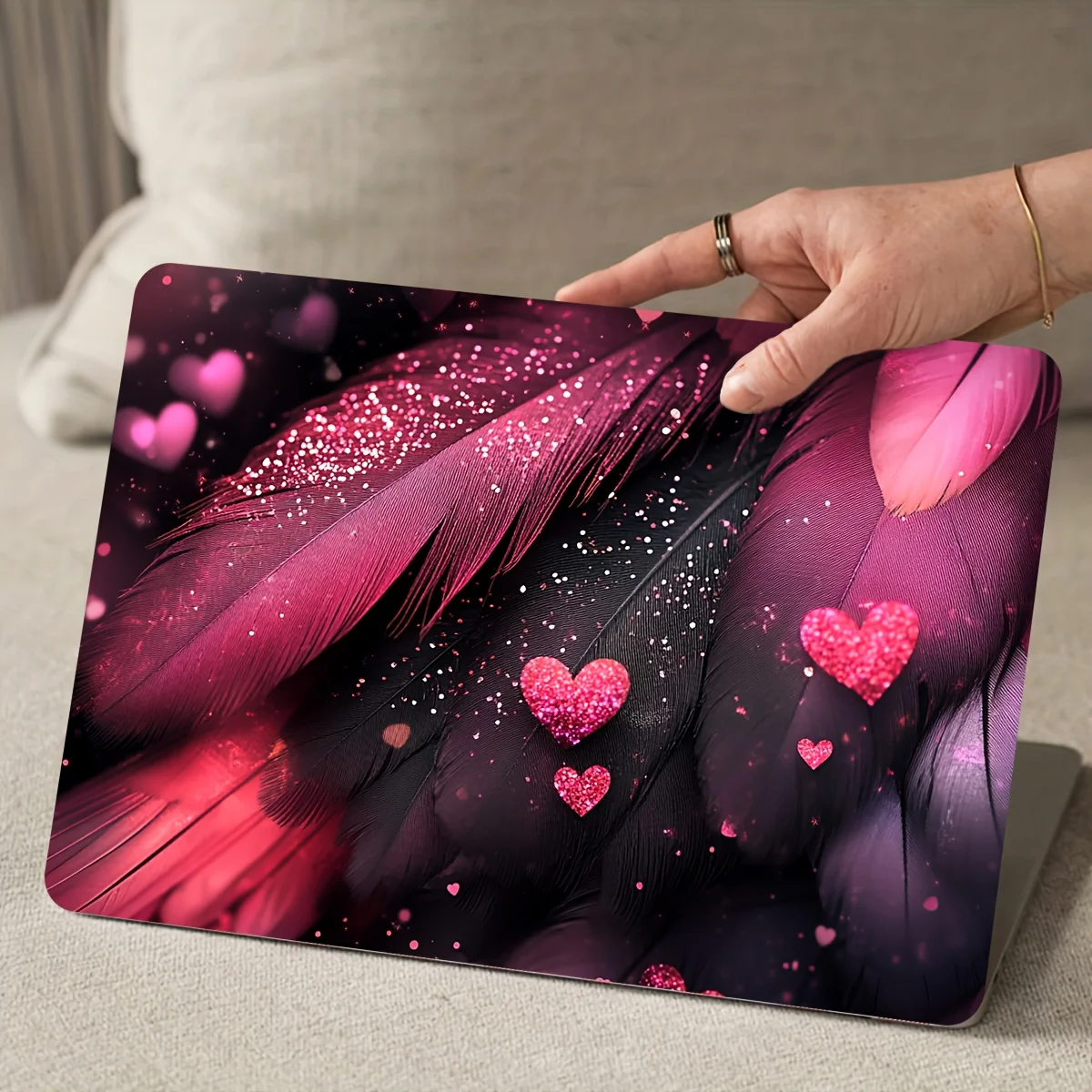 Vinyl Notebook Case Love Feather Sticker, 2 Pieces/Set, Scratch Resistant DIY Art Case for Notebooks - Easy to Paste and Durable
Vinyl Notebook Case Love Feather Sticker, 2 Pieces/Set, Scratch Resistant DIY Art Case for Notebooks - Easy to Paste and Durable