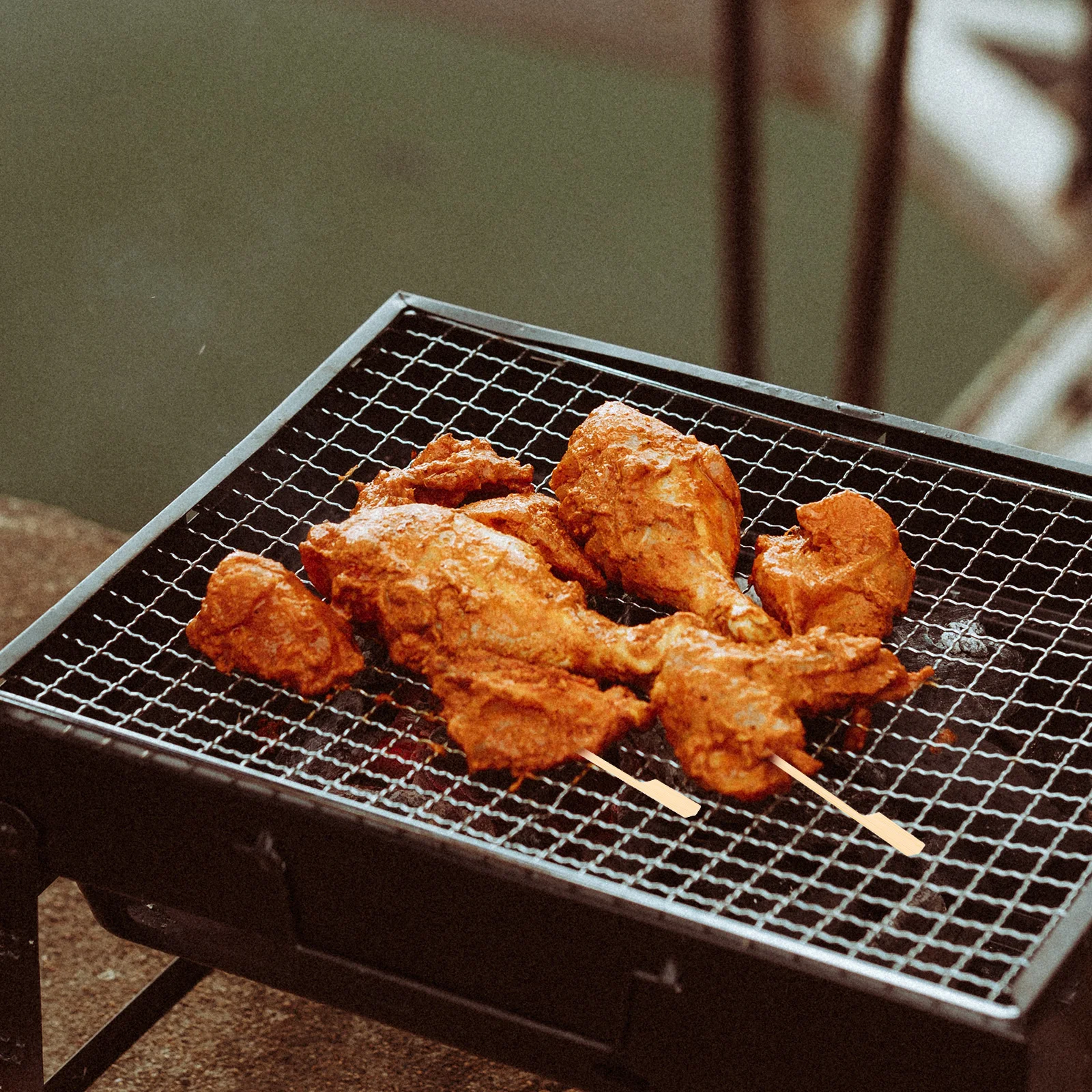 200Pcs Bamboo Skewers Disposable Sticks for Bbq Grilling Roasting Marshmallows Campfire Cooking Bamboo Skewers
200Pcs Bamboo Skewers Disposable Sticks for Bbq Grilling Roasting Marshmallows Campfire Cooking Bamboo Skewers