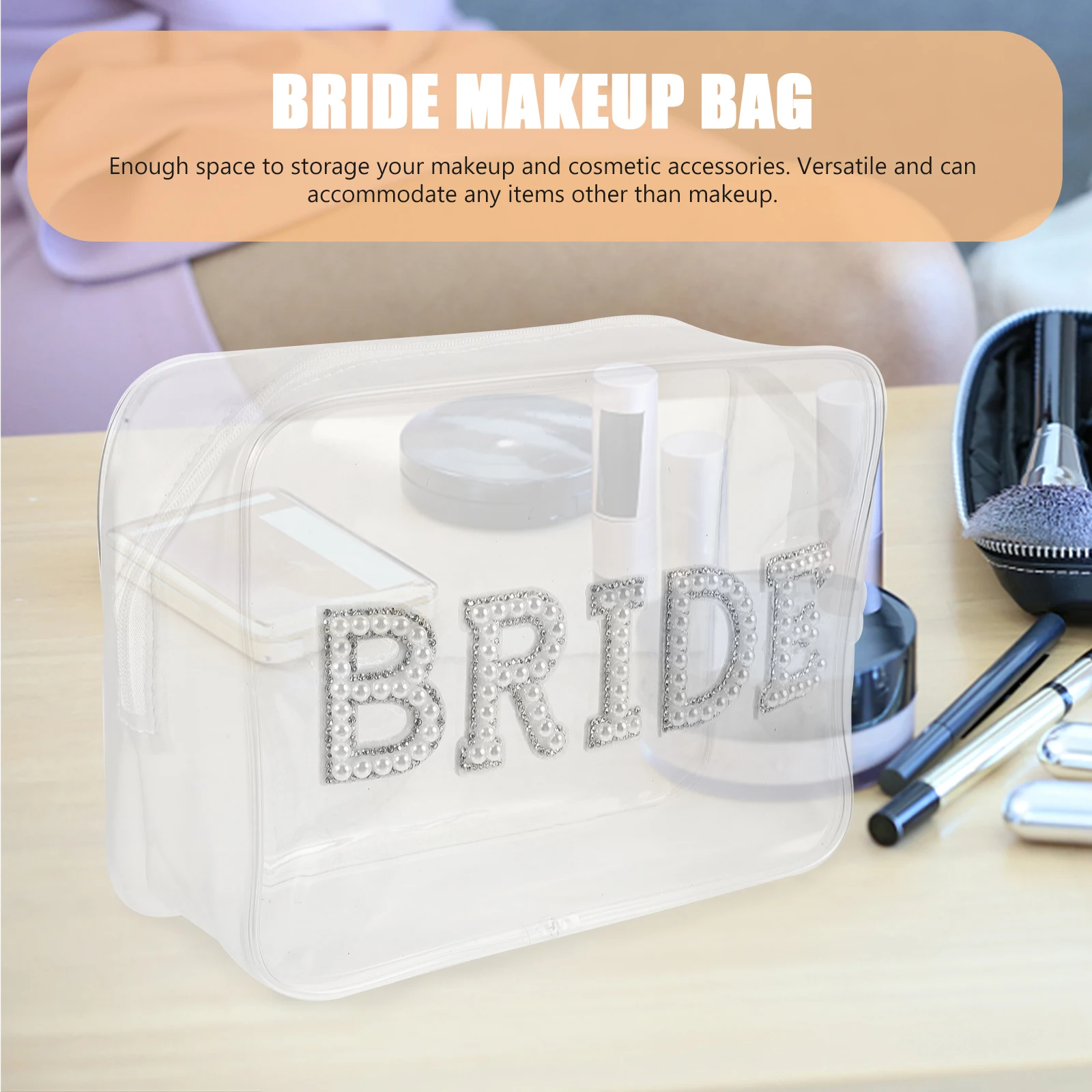 Sturdy Zipper Transparent Makeup Size Pouch Clear Toiletry Organizer For Women Wedding Day Essentials Large Capacity Holds Keys
Sturdy Zipper Transparent Makeup Size Pouch Clear Toiletry Organizer For Women Wedding Day Essentials Large Capacity Holds Keys
