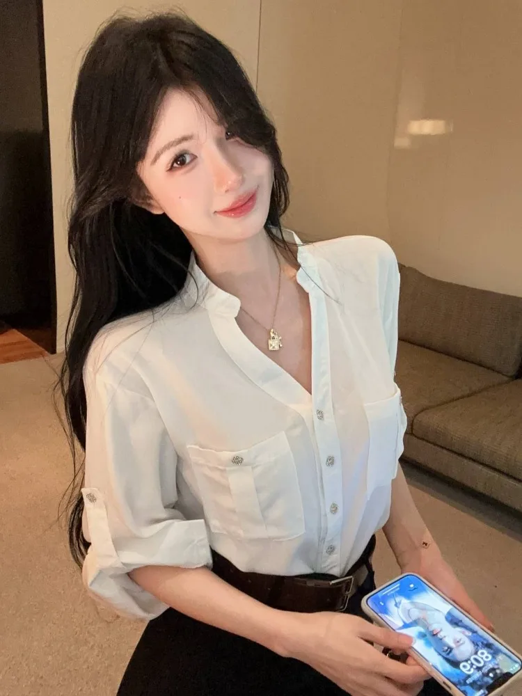 Long Sleeve Button down Shirt Women's Heavy Embellished Design Autumn New Style Belted Short Pants Two Piece Set Fashionable ...
Long Sleeve Button down Shirt Women's Heavy Embellished Design Autumn New Style Belted Short Pants Two Piece Set Fashionable ...