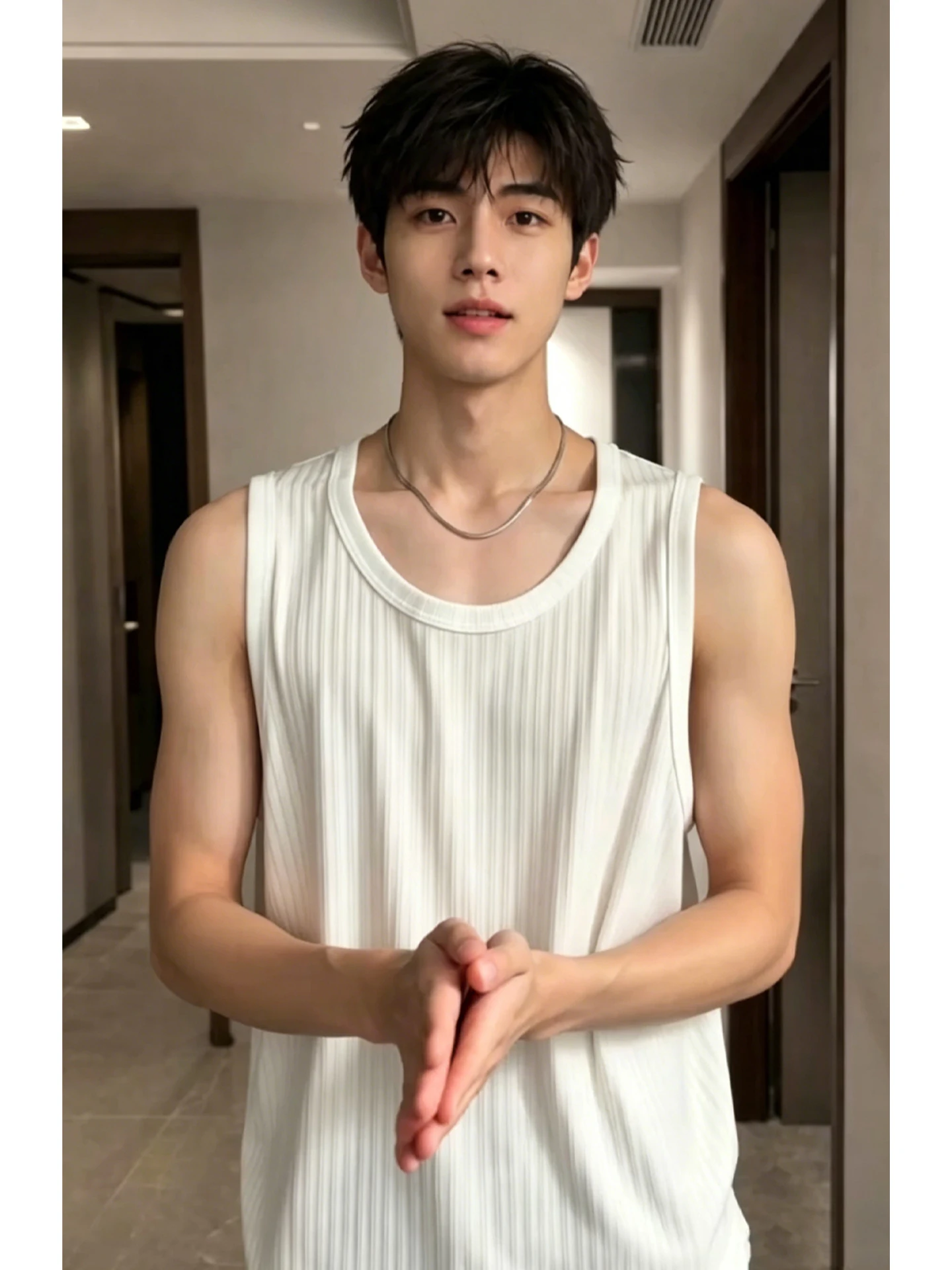 Textured Ice Silk Sports Vest Men's Summer Sleeveless T-Shirt Breathable Quick Dry Moisture Wicking Lightweight U-Neck Sweat ...
Textured Ice Silk Sports Vest Men's Summer Sleeveless T-Shirt Breathable Quick Dry Moisture Wicking Lightweight U-Neck Sweat ...