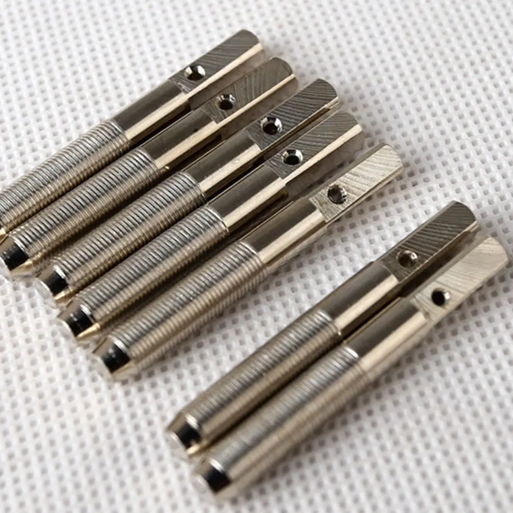 16Pcs Lyre String Nail Premium Stainless Steel Harp String Pin for Zither Dulcimer Guzheng Harpsichord Strong Fixing Peg Silver
16Pcs Lyre String Nail Premium Stainless Steel Harp String Pin for Zither Dulcimer Guzheng Harpsichord Strong Fixing Peg Silver