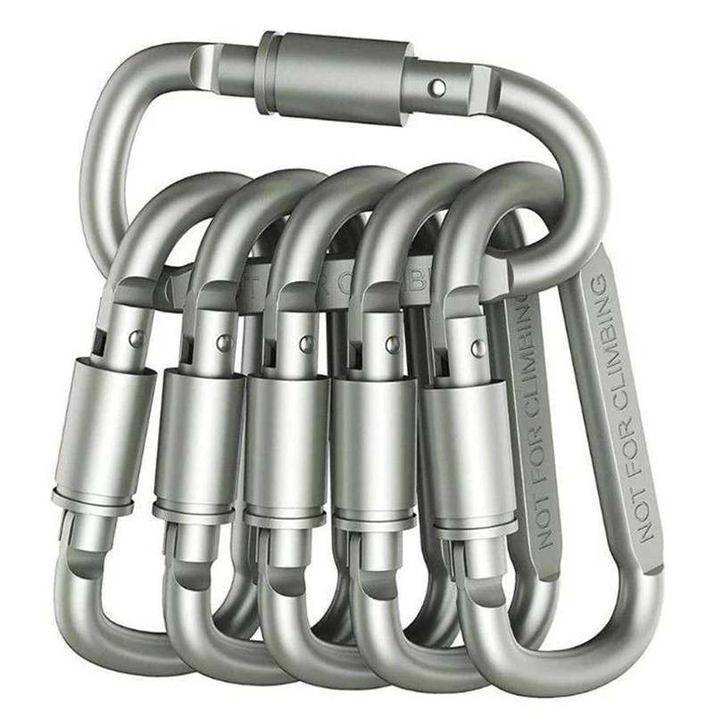 4 Pcs D-Shaped Aluminum Alloy Mountaineering Buckle Quick Hanging Multifunctional Mountaineering Buckle Outdoor Small Tools
4 Pcs D-Shaped Aluminum Alloy Mountaineering Buckle Quick Hanging Multifunctional Mountaineering Buckle Outdoor Small Tools