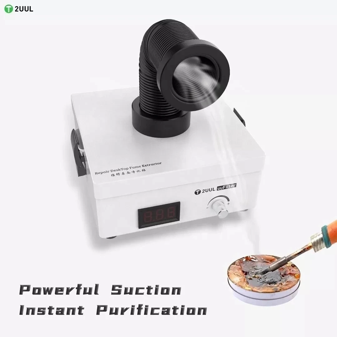 2UUL Fliter DeskTop Fume Extractor, Smoking Instrument Soldering Iron, Welding Exhaust for Absorbing Purifying, 110V, 220V
2UUL Fliter DeskTop Fume Extractor, Smoking Instrument Soldering Iron, Welding Exhaust for Absorbing Purifying, 110V, 220V