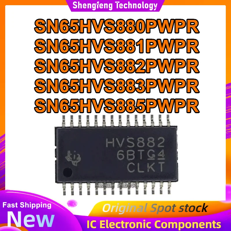 SN65HVS880PWPR SN65HVS881PWPR SN65HVS882PWPR SN65HVS883PWPR SN65HVS885PWPR HTSSOP-28 Чипсет IC Новый на складе
SN65HVS880PWPR SN65HVS881PWPR SN65HVS882PWPR SN65HVS883PWPR SN65HVS885PWPR HTSSOP-28 Чипсет IC Новый на складе