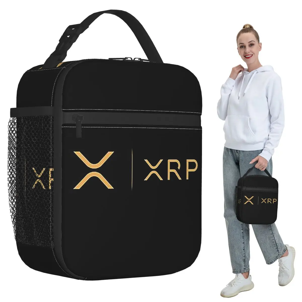 Изолированная сумка для обеда XRP Cryptocurrency XRP для женщин, термосумка для еды, портативный контейнер для обедов
Изолированная сумка для обеда XRP Cryptocurrency XRP для женщин, термосумка для еды, портативный контейнер для обедов