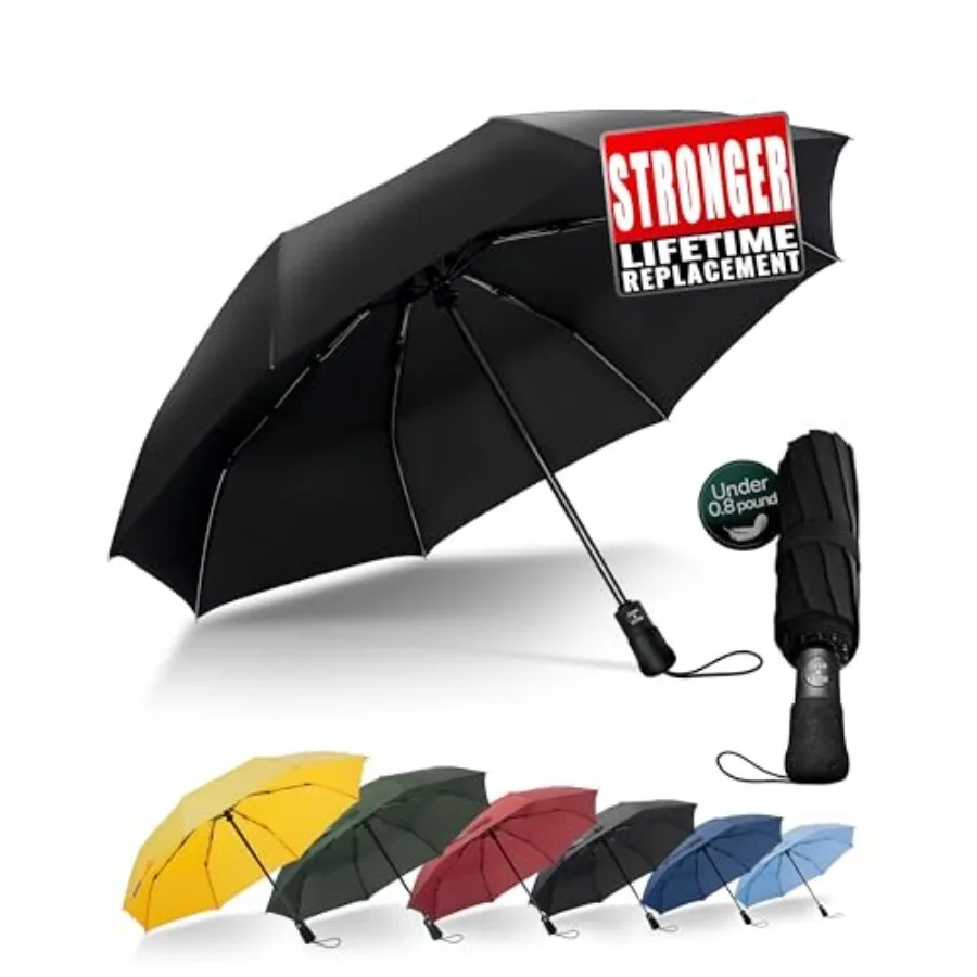 Travel Compact Umbrella Windproof - Portable Automatic for Rain, Folding Umbrella for Men and Women, Portable 210T Fabric
Travel Compact Umbrella Windproof - Portable Automatic for Rain, Folding Umbrella for Men and Women, Portable 210T Fabric